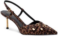 Tamaris Dames Slingpumps 1-29621-46 Bruin Panterprint Maat 38 EU