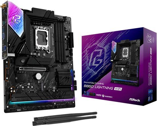 Asrock B860 Lightning WiFi Intel B860 LGA 1851 ATX