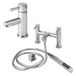 Hudson Reed Ronde Wastafelmengkraan en Bad-douchemengkraan met Handdouche - Modern | Chroom | Como