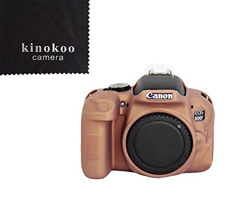 kinokoo Canon Camera Case Gemaakt van Siliconen Materiaal Lichtgewicht Siliconen Cover voor Canon EOS 800D, BRON