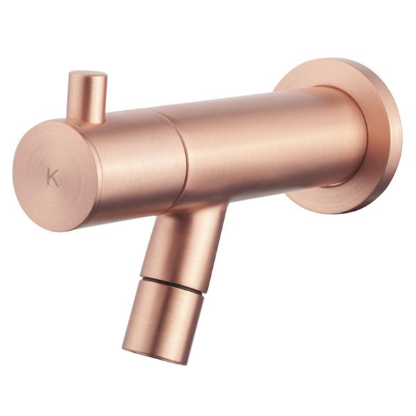 Wiesbaden Amador toilet wandkraan koper geborsteld 22.6722