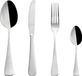 orion group Set de couverts Acier inoxydable pour 6 Personnes 24 pièces - Set de couverts
