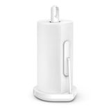 Simplehuman Keukenrolhouder met Klemarm - Wit - Roestvast Staal