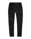 G-STAR RAW Arc 3d Mid Waist Skinny Jeans voor dames, zwart (Pitch Black B964-A810), 25W / 30L