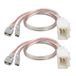 Nulth Luidspreker Kabelboom Adapter Connector Plug Vervanging voor Hyundai Accent/Azera/Tucson, KIA Soul Forte Sedona 2005-2021 Aftermarket Tweeter Luidspreker Kabel Plug, 2 ST