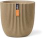 Capi Europe Bloempot bol Groove NL - 43x41 cm - Beige