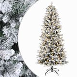vidaXL Sapin de Noël artificiel articulé 120 cm 150 LED Blanc chaud PVC et PE