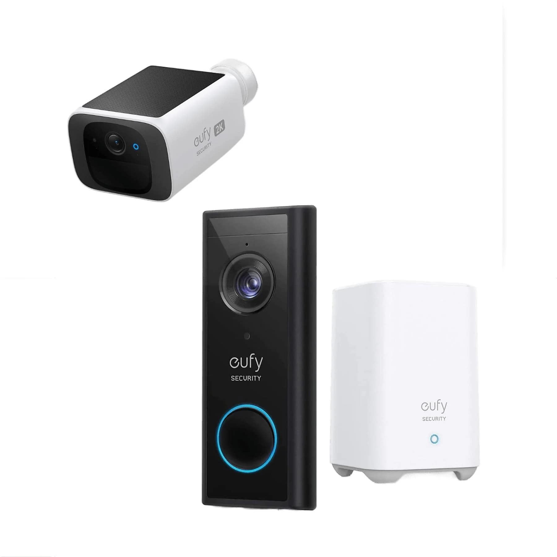 Anker eufy Security - Wireless Video Doorbell 2K + S220 SoloCam