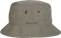 Hatland Waterbestendige UV Bucket hoed voor heren - Kasai - Olijfgroen - maat M (57CM)