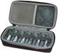 Maoershan CO2-cartridges opbergkoffer compatibel met Crosman Umarexss-Leland 12-Gram 8-Gram Powerlet-cartridges, beschermende opbergtas reistas - zwart (alleen hoes)
