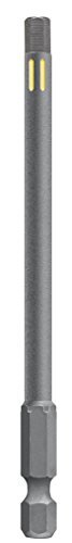 kwb Bits 100 mm Hex 3 4 5 mm Inbus Set Torsion (TQ 60 staal, torsiezone, ISO 1173 aandrijving C6.3), L