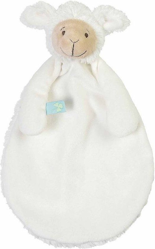 Happy Horse Lam Lugano Knuffeldoekje - Wit - Pluche - 29 cm