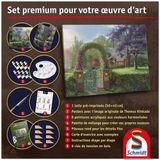 Schmidt Spiele DIY schilderpakket Thomas Kinkade Hummingbird Cottage 50 x 40 cm