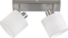 RL LIVE YOUR LIGHT REALITY TOMMY Spot - Nikkel mat - excl. 2x E14 - Wit