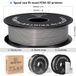 PLA Filament pour imprimantes 3D - Diamètre 1,75 mm - Bobine de 5 kg - Tolérance dimensionnelle ±0,03 mm - Pour imprimantes 3D FDM/FFF - Lilas