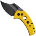 Kansept Wasp T2144F4 Blackwashed 154CM, Yellow G10, zakmes, Koch Tools design