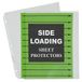 C-Line zijlader beschermfolie, helder, 11 x 8-1/2 inch, 50 per doos