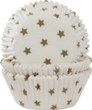 House of Marie Cupcake Vormpjes Ster Goud pk/50 - 8718375852200
