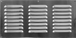 Aluminium ventilatierooster, 600x300 mm, waterbestendig, geschikt voor wand en plafond