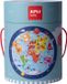APLI Kids Puzzle Carte du monde ronde