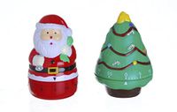 Excelsa Christmas Contaminute, gesorteerd, vert, rouge, 7 x 7 x 10 cm