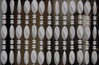 Casa Rideau de porte Rideau de perles Dijon 1 90x210cm blanc
