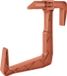 Form Plastic Balkon plantenbak ophang beugels - 1x - voor aan een railing - kunststof - terracotta - balustradehook