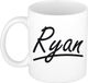 Bellatio Decorations Ryan Naam koffiemok - wit
