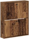 vidaXL Wandgemonteerde Schoenenkast BREDA 71 x 17 x 86 cm Bewerkt hout