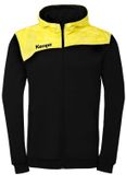 Kempa veste d'entraînement Athletics 29 avec capuche Hommes Noir/Jaune citron