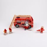 Egmont Toys Brandweerwagen speelgoedauto met figuur en accessoires 59,5 cm