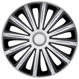 Wieldoppen Car Plus Wieldoppen Alaska 16 Inch Abs Zilver/zwart Set Van 4