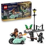 LEGO Harry Potter Hagrid en Harry’s Ligusterlaan Ontsnapping Bouwpakket voor Kinderen - Motor Speelgoed met 4 Minifiguren incl. 2 Dooddoeners - Cadeau voor Jongens en Meisjes vanaf 8 Jaar - 76459