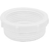 Riko Bague de raccordement - 1 1/2" filetage mâle - 5/4" filetage femelle - Plastique Blanc