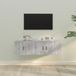 Maison Exclusive - Set de 2 meubles TV, gris sonoma, bois composite