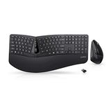 Perixx Periduo-605US, Draadloze Ergonomische Split Keyboard en Vertical Mouse Combo