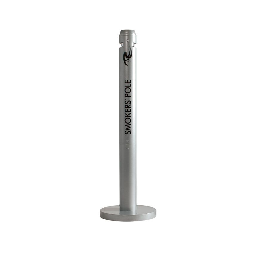 Rubbermaid R1 - Buitenasbak - Grijs - Aluminium - 104.1 cm