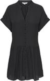 ONLY Jurk Onlelody Mikasi S/s Short Dress Wvn 15381130 Zwart