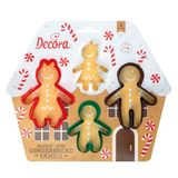 Decora 0255245 koekvormpje Bruin, Groen, Rood, Wit