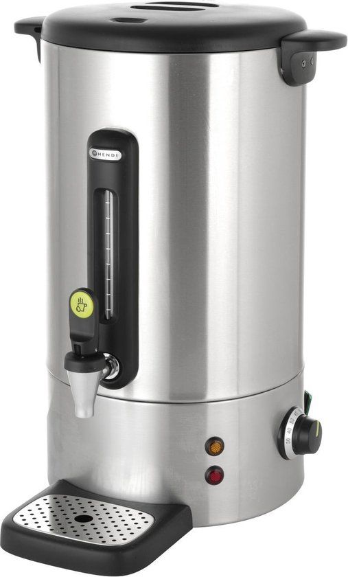Hendi 211410 Warme Dranken Ketel - 10 Liter - RVS