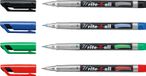 STABILO Write-4-all Permanente Marker Set - 4 Stuks - Extra Fijn - 0.4 mm - Zwart, Blauw, Groen, Rood