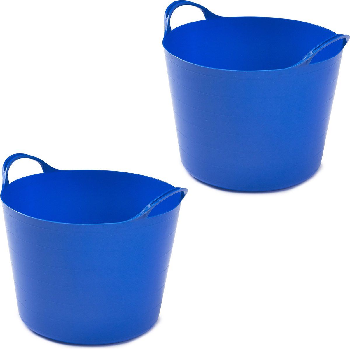 Whitefurze Flexibele emmer - 2x - 14 liter - Blauw