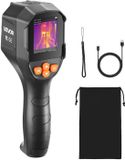 VEVOR Warmtebeeldcamera, Tisr Superresolutie 240x180, Draagbare Warmtebeeldcamera met 2 Mp Visuele Camera, 96x96 Ir-Resolutie, Verversingssnelheid van 25 HZ, -20 Tot 550 °C, 4 Beeldmodi en 6 Kleurenpaletten