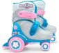 Stamp Rolschaatsen "Explore" voor meisjes, blauw/roze, maten 23-26