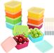 Merkloos Boîte de rangement en plastique - Mini set de 10 pièces avec couvercle - Multi