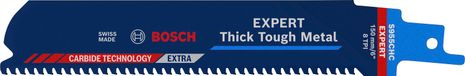 Bosch accessoires EXPERT S955CHC Thick Tough Metal Reciprozaagblad | 100x - 2608902634