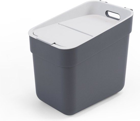 Curver Ready to Collect Waste Bin - 20 Liters - Dark Grey/Light Grey