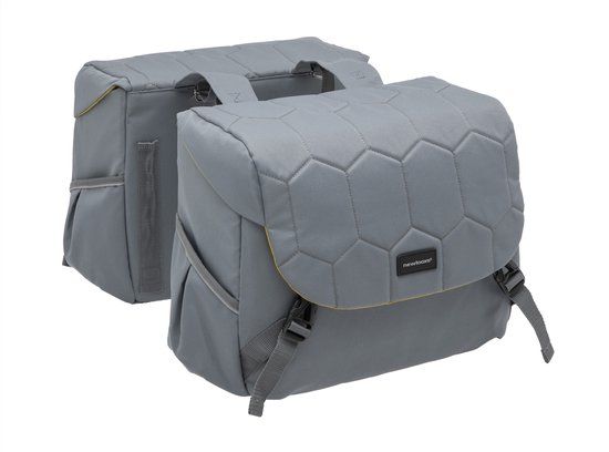 New Looxs Quilted Mondi Joy Double Pannier - 38L - Grey