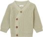 Noppies Cardigan Geldo Moss Gray Unisex Vest Lange Mouw Maat 62