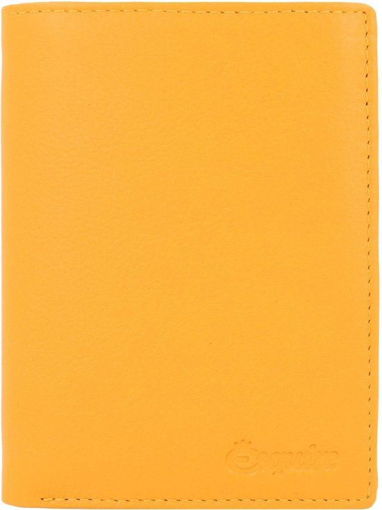 Esquire Leren Portemonnee Peru Wallet Curry Donkergeel